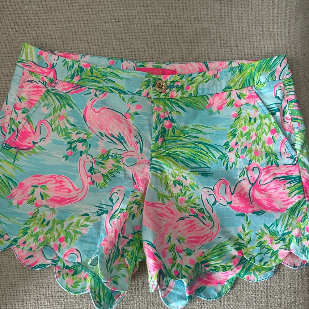 Lilly Pulitzer Flamingo Shorts
